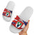 Busingen am Hochrhein Germany Slide Sandals with Grape Crest Design and Red Blue Wine Theme - Wonder Print Shop