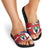 Busingen am Hochrhein Germany Slide Sandals with Grape Crest Design and Red Blue Wine Theme - Wonder Print Shop