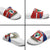 Busingen am Hochrhein Germany Slide Sandals with Grape Crest Design and Red Blue Wine Theme - Wonder Print Shop