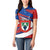 Busingen am Hochrhein Germany Women Polo Shirt with Grape Crest Design and Red Blue Wine Theme - Wonder Print Shop