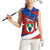 Busingen am Hochrhein Germany Women Sleeveless Polo Shirt with Grape Crest Design and Red Blue Wine Theme - Wonder Print Shop