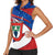 Busingen am Hochrhein Germany Women Sleeveless Polo Shirt with Grape Crest Design and Red Blue Wine Theme - Wonder Print Shop