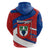 Busingen am Hochrhein Germany Zip Hoodie with Grape Crest Design and Red Blue Wine Theme - Wonder Print Shop