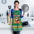 South Africa Christmas Apron Santa Reindeer and Africa Map - Wonder Print Shop