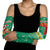 South Africa Christmas Arm Sleeves Santa Reindeer and Africa Map - Wonder Print Shop