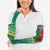 South Africa Christmas Arm Sleeves Santa Reindeer and Africa Map - Wonder Print Shop