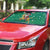 South Africa Christmas Auto Sun Shade Santa Reindeer and Africa Map - Wonder Print Shop