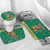 South Africa Christmas Bathroom Set Santa Reindeer and Africa Map - Wonder Print Shop