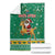 South Africa Christmas Blanket Santa Reindeer and Africa Map - Wonder Print Shop