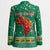 South Africa Christmas Blazer Santa Reindeer and Africa Map - Wonder Print Shop