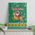 South Africa Christmas Canvas Wall Art Santa Reindeer and Africa Map - Wonder Print Shop