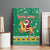 South Africa Christmas Canvas Wall Art Santa Reindeer and Africa Map - Wonder Print Shop