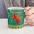 South Africa Christmas Ceramic Mug Santa Reindeer and Africa Map - Wonder Print Shop