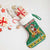 South Africa Christmas Stocking Santa Reindeer and Africa Map - Wonder Print Shop
