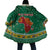 South Africa Christmas Cloak Santa Reindeer and Africa Map - Wonder Print Shop