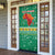South Africa Christmas Door Cover Santa Reindeer and Africa Map - Wonder Print Shop