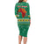 South Africa Christmas Family Matching Long Sleeve Bodycon Dress and Hawaiian Shirt Santa Reindeer and Africa Map - Wonder Print Shop