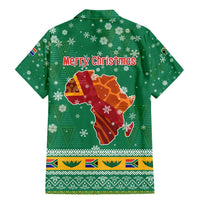 South Africa Christmas Family Matching Mermaid Dress and Hawaiian Shirt Santa Reindeer and Africa Map - Wonder Print Shop