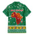 South Africa Christmas Family Matching Mermaid Dress and Hawaiian Shirt Santa Reindeer and Africa Map - Wonder Print Shop