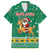 South Africa Christmas Family Matching Off Shoulder Maxi Dress and Hawaiian Shirt Santa Reindeer and Africa Map - Wonder Print Shop
