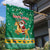 South Africa Christmas Garden Flag Santa Reindeer and Africa Map - Wonder Print Shop