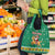 South Africa Christmas Grocery Bag Santa Reindeer and Africa Map - Wonder Print Shop
