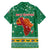 South Africa Christmas Hawaiian Shirt Santa Reindeer and Africa Map - Wonder Print Shop