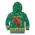 South Africa Christmas Kid Hoodie Santa Reindeer and Africa Map - Wonder Print Shop