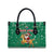 South Africa Christmas Leather Bag Santa Reindeer and Africa Map - Wonder Print Shop