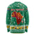 South Africa Christmas Long Sleeve Shirt Santa Reindeer and Africa Map - Wonder Print Shop