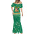 South Africa Christmas Mermaid Dress Santa Reindeer and Africa Map - Wonder Print Shop