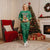 South Africa Christmas Pajama Set Santa Reindeer and Africa Map - Wonder Print Shop