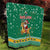 South Africa Christmas Quilt Santa Reindeer and Africa Map - Wonder Print Shop