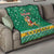 South Africa Christmas Quilt Santa Reindeer and Africa Map - Wonder Print Shop