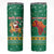 South Africa Christmas Skinny Tumbler Santa Reindeer and Africa Map - Wonder Print Shop