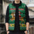 South Africa Christmas Sleeveless Puffer Jacket Santa Reindeer and Africa Map - Wonder Print Shop