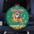 South Africa Christmas Spare Tire Cover Santa Reindeer and Africa Map - Wonder Print Shop