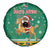 South Africa Christmas Spare Tire Cover Santa Reindeer and Africa Map - Wonder Print Shop