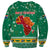 South Africa Christmas Sweatshirt Santa Reindeer and Africa Map - Wonder Print Shop