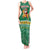 South Africa Christmas Tank Maxi Dress Santa Reindeer and Africa Map - Wonder Print Shop