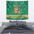 South Africa Christmas Tapestry Santa Reindeer and Africa Map - Wonder Print Shop