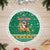 South Africa Christmas Tree Skirt Santa Reindeer and Africa Map - Wonder Print Shop