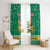 South Africa Christmas Window Curtain Santa Reindeer and Africa Map - Wonder Print Shop