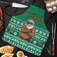 South Africa Christmas Apron Christmas Santa Claus Tattoo - Wonder Print Shop