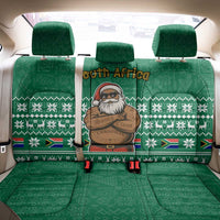 South Africa Christmas Back Car Seat Cover Christmas Santa Claus Tattoo - Wonder Print Shop