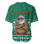 South Africa Christmas Baseball Jersey Christmas Santa Claus Tattoo - Wonder Print Shop