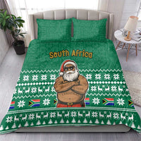 South Africa Christmas Bedding Set Christmas Santa Claus Tattoo - Wonder Print Shop