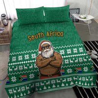 South Africa Christmas Bedding Set Christmas Santa Claus Tattoo - Wonder Print Shop
