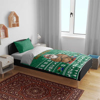 South Africa Christmas Bedding Set Christmas Santa Claus Tattoo - Wonder Print Shop