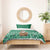 South Africa Christmas Bedding Set Christmas Santa Claus Tattoo - Wonder Print Shop